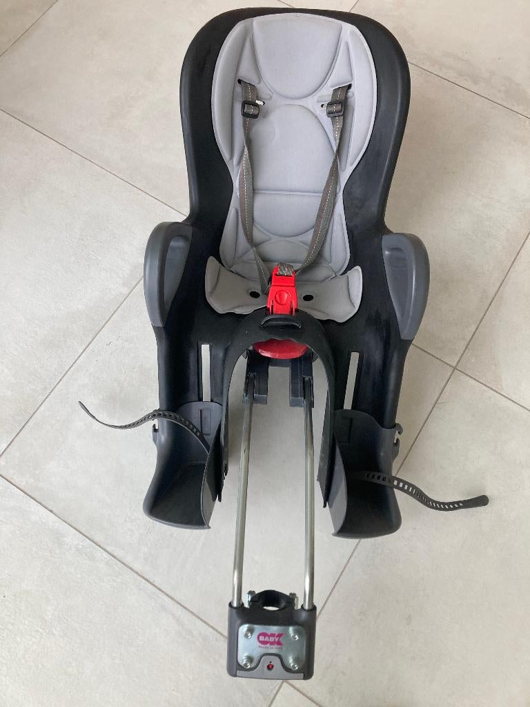Fietsstoeltje BabyOK 10+ zwart/grijs, Vélos & Vélomoteurs, Repose-pieds, Enlèvement, Utilisé, Okbaby