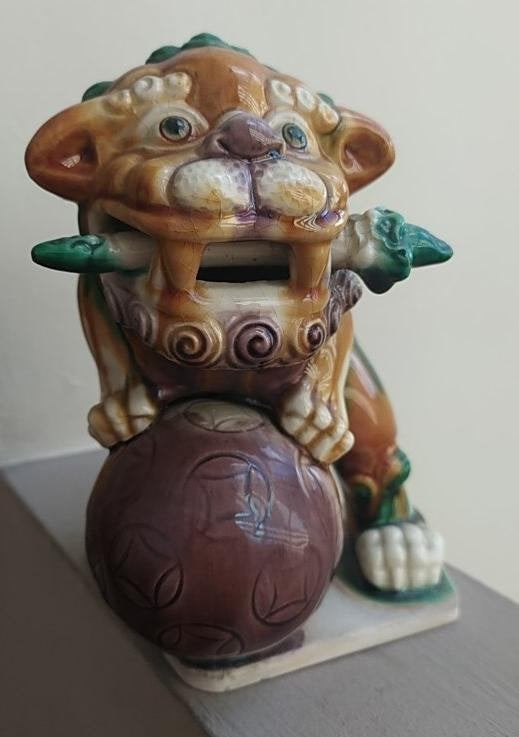 beeldje Chinese tempelhond  ( Foo-dog , Fu-hond ), Ophalen of Verzenden