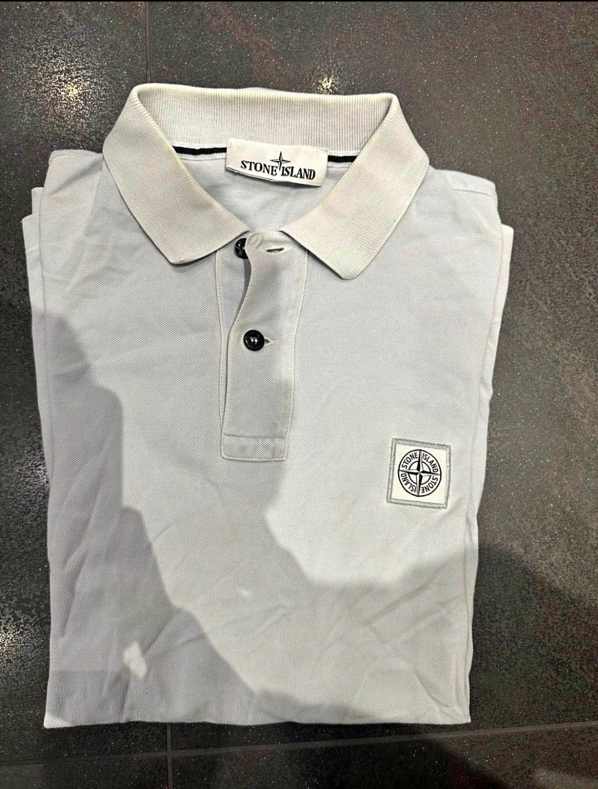 Polo Stone Island, Ophalen of Verzenden, Gedragen, Maat 48/50 (M), Blauw