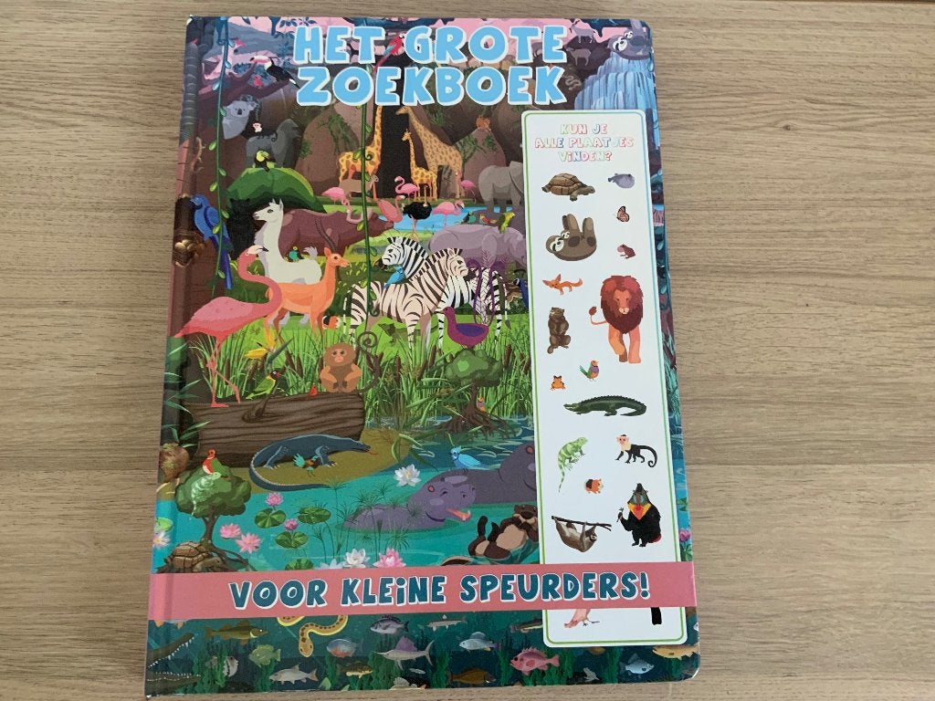 Het grote zoekboek voor kleine speurders: dieren, Ophalen, Gelezen