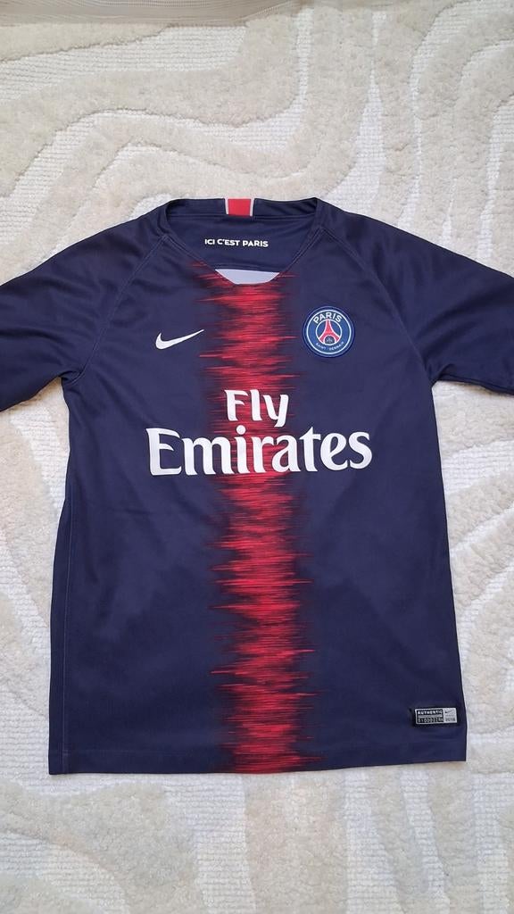 Voetbalshirt Nike PSG Mbappé 2018 ️, Taille XS ou plus petite, Envoi, Comme neuf, Maillot