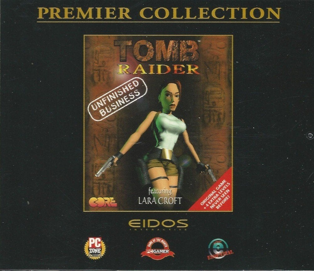 2CD-ROM * TOMB RAIDER-UNFINISHED BUSINESS-PREMIER COLLECTION, Ophalen of Verzenden, Gebruikt