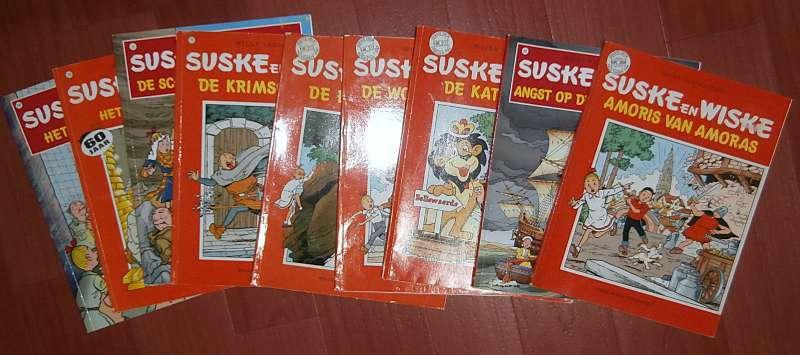 Strips van Suske en Wiske,, Meerdere stripboeken, Ophalen, Gelezen, W. vandersteen