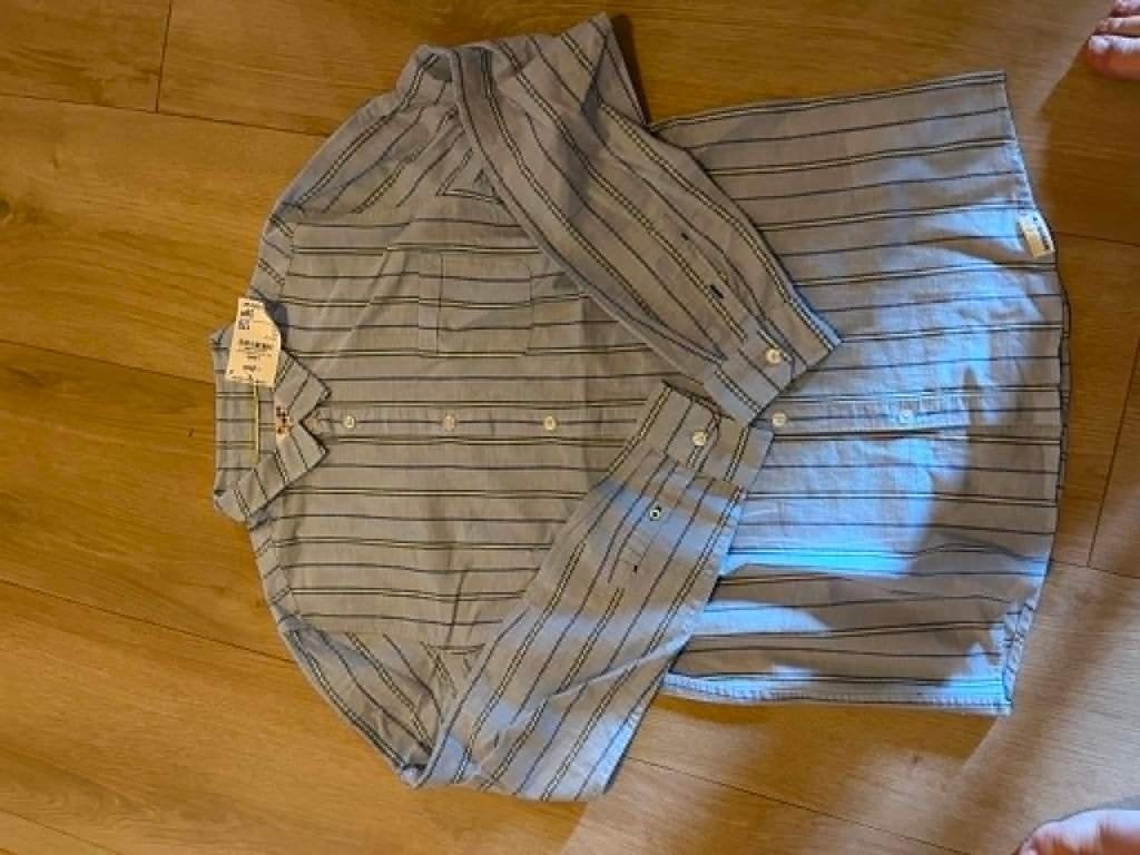 nieuw hemd blauw streep jbc 170 met label 29,95 euro, Kinderen en Baby's, Kinderkleding | Maat 170, Ophalen of Verzenden, Nieuw