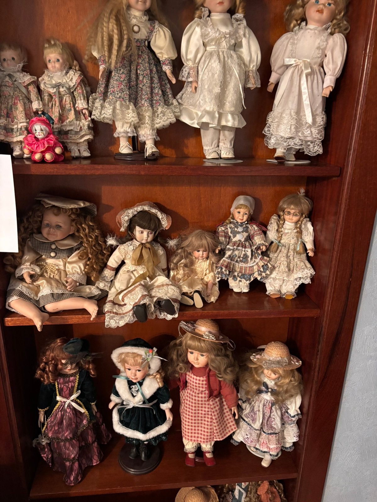 Collection de 40 poupées ancienne porcelaine et autre, Antiquités & Art, Enlèvement ou Envoi