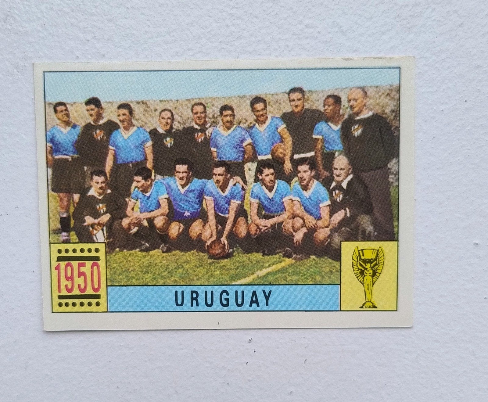 Panini Mexico 70:1950, vainqueur de la Coupe du Monde, Urugu, Collections, Envoi