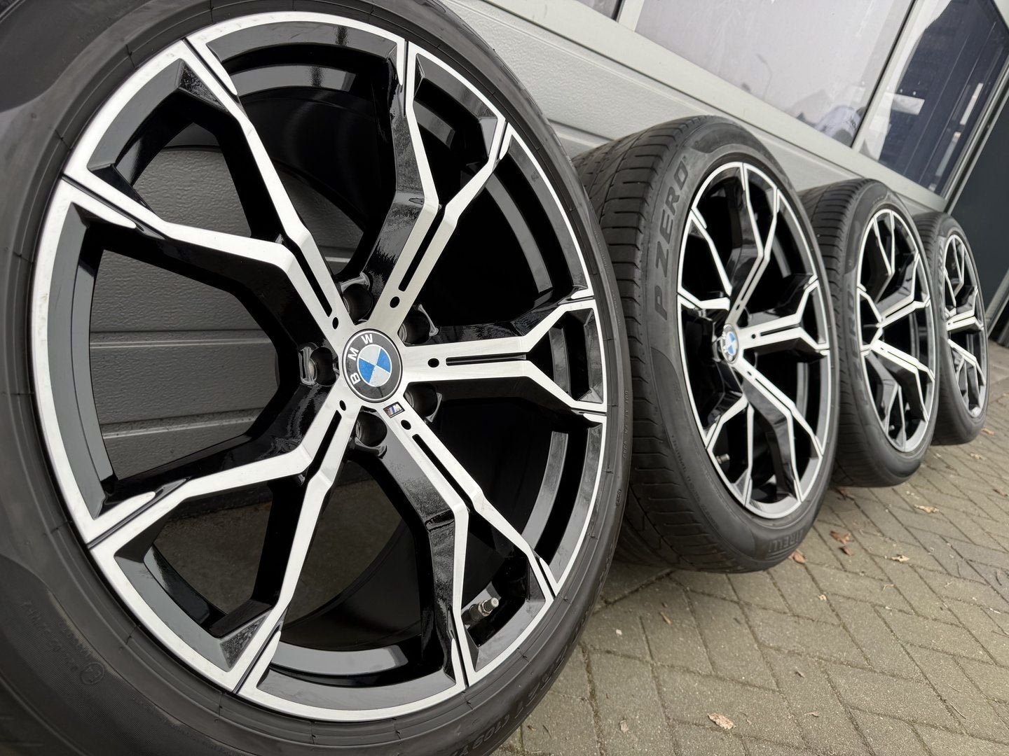 nieuwe set 21 inch BMW X5 E70 F15 E71 X6 F16 breedset velgen, Neuf, Pneus et Jantes, 285 mm, Véhicule de tourisme