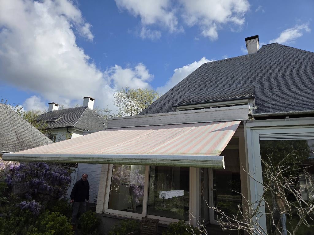 Zonneluifel, Tuin en Terras, Zonneschermen, Ophalen, Gebruikt, 450 cm of meer, Uitvalscherm