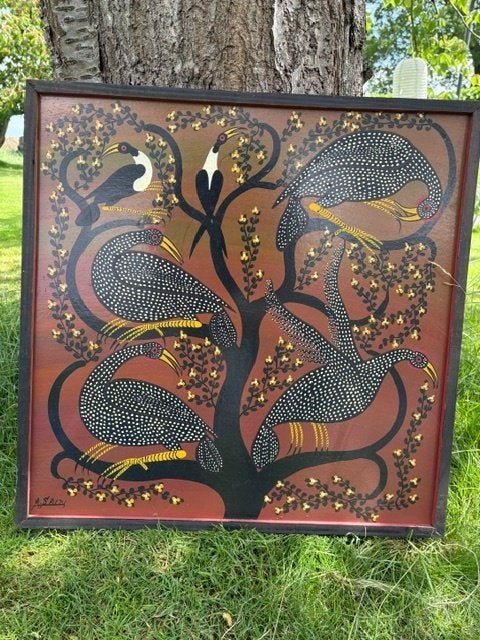 Peinture - Mohamed Saidi (Tingatinga - Tanzanie), Enlèvement