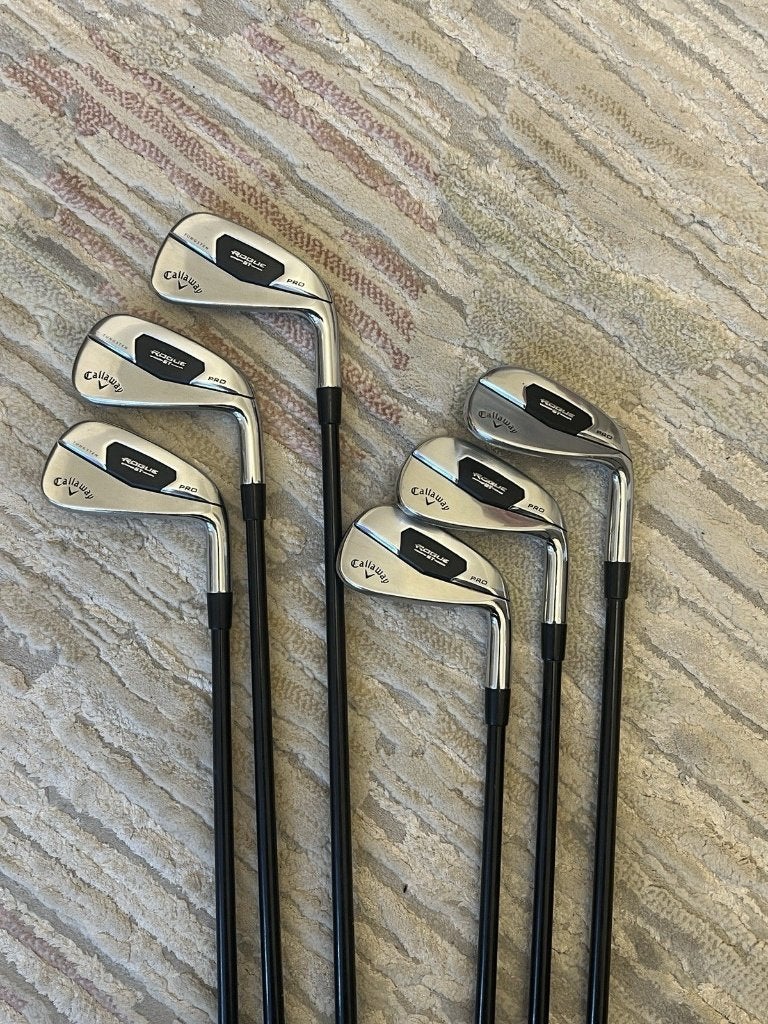 Callaway Rogue ST Pro ijzerset 5-pw clubs, Sport en Fitness, Ophalen of Verzenden, Gebruikt, Set, Callaway