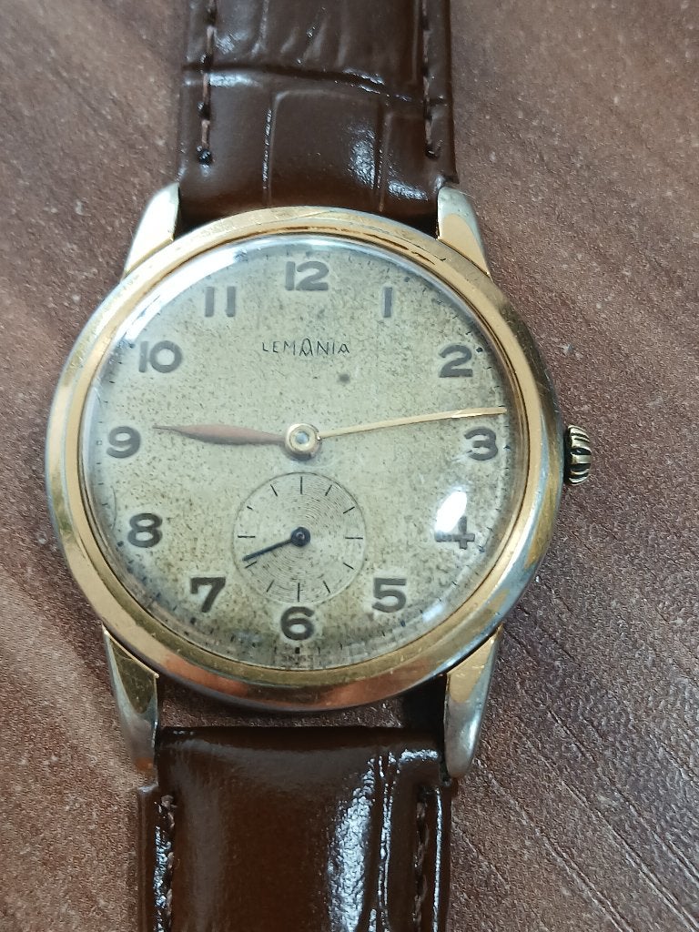 horloges lemania 1940, Montre-bracelet, Autres marques, Enlèvement ou Envoi, Utilisé