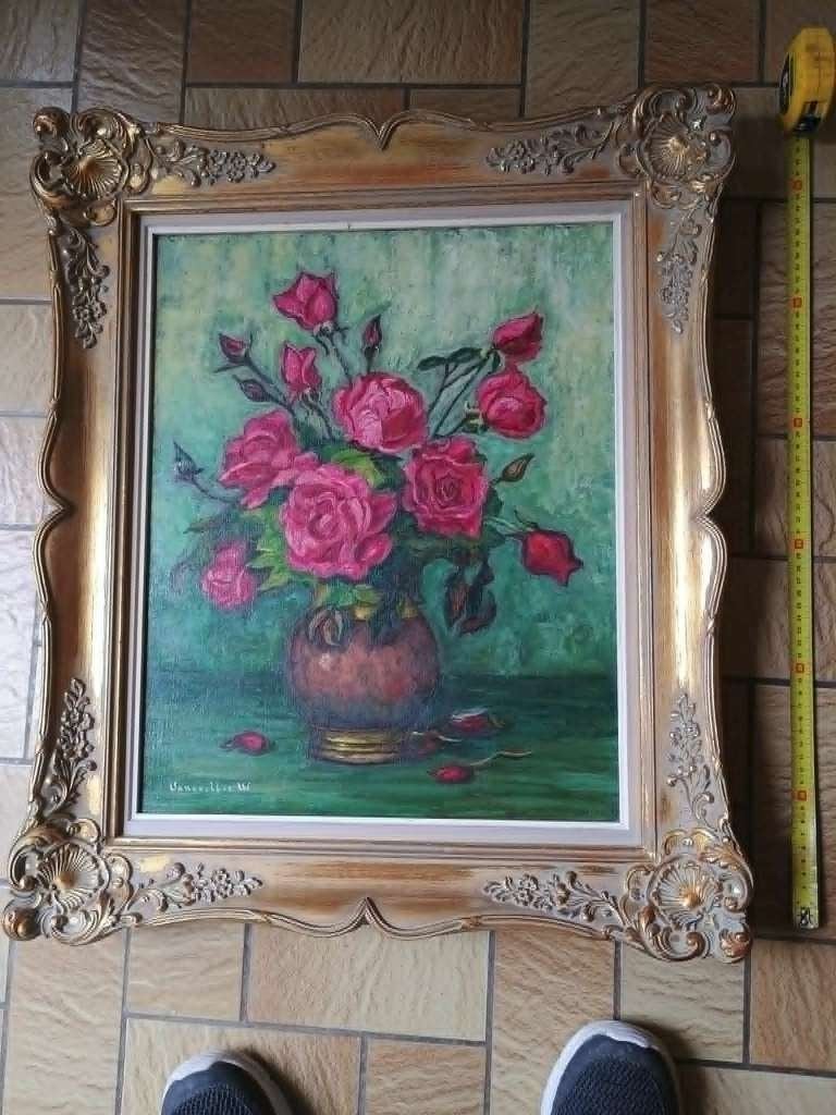 Schilderij stilleven, Ophalen