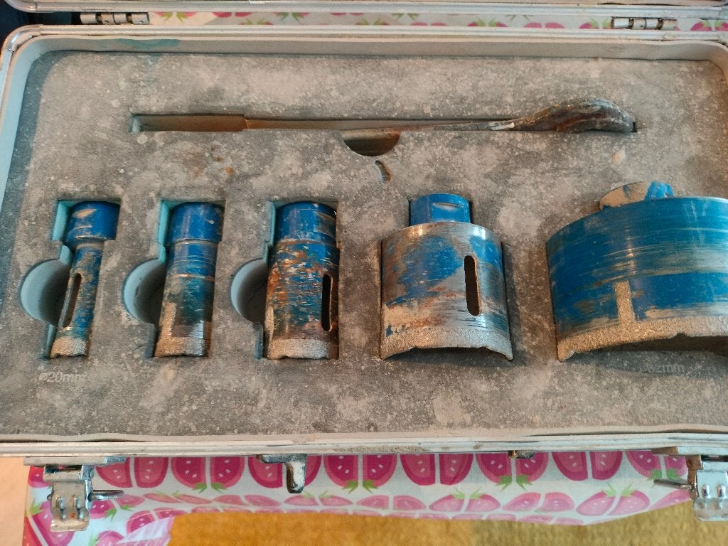 Tegelboren set diamant M14 20 - 82mm, Bricolage & Construction, Outillage | Outillage à main, Enlèvement, Utilisé, Meuleuse d'angle