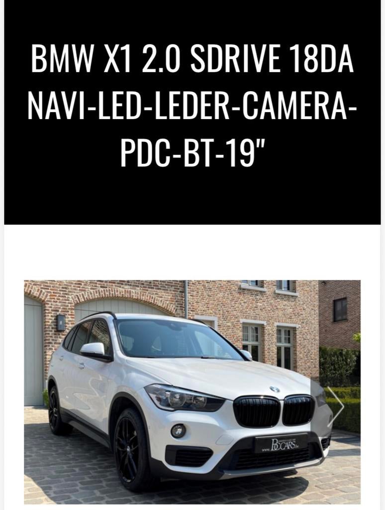 BMW X1 Diesel Automaat, Autos, BMW, Particulier, X1, Attache-remorque, Diesel, Euro 6, SUV ou Tout-terrain, 5 portes, Automatique