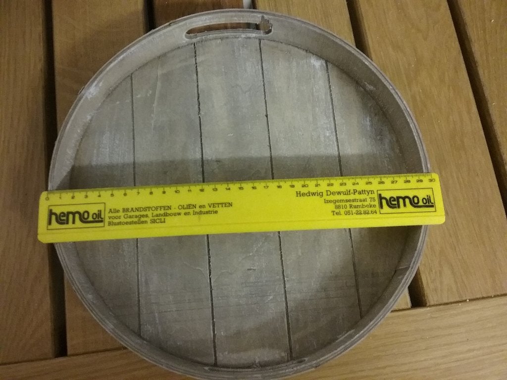 Houten dienblad, Ophalen of Verzenden, Zo goed als nieuw, Overige vormen, Hout