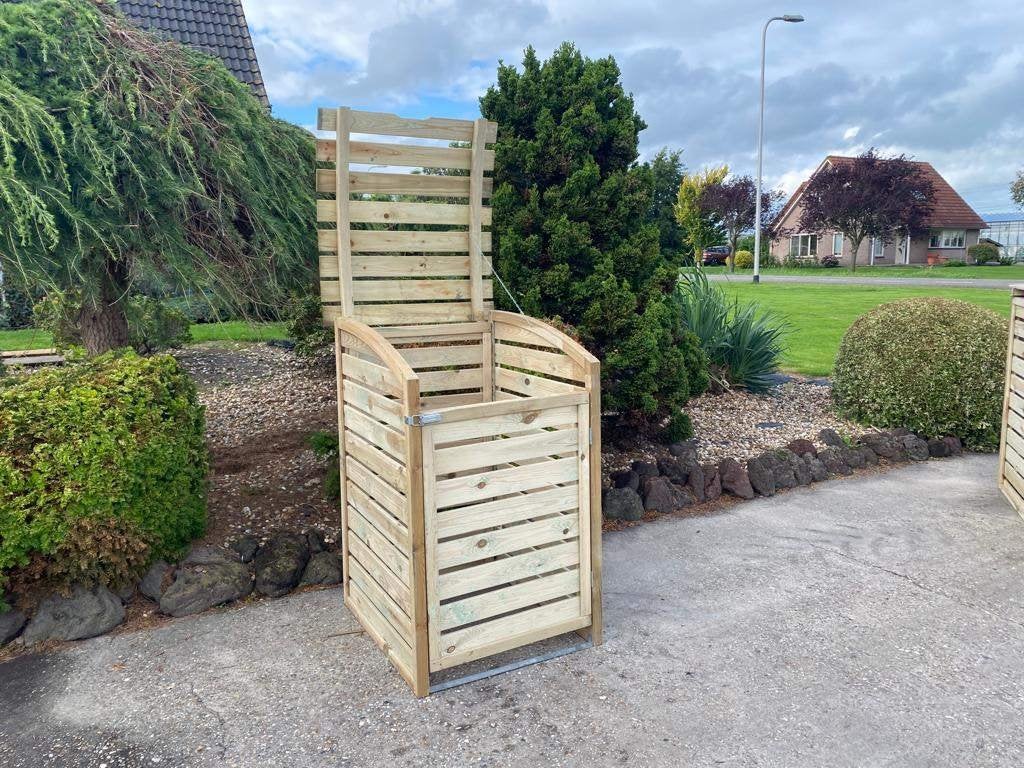 houten kliko ombouw - strakke look, Tuin en Terras, Bergingen en Tuinkasten, Ophalen of Verzenden, Nieuw, Hout, Containerberging