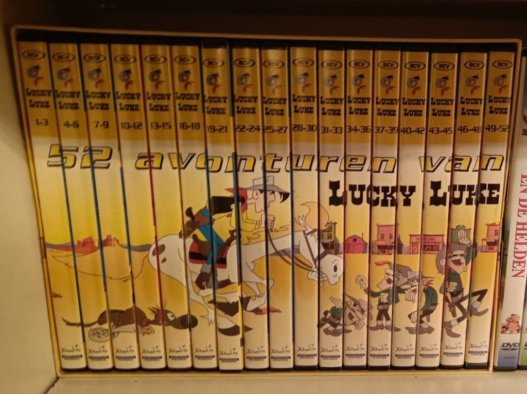52 avonturen van Lucky Luke (17 dvd's), Enlèvement ou Envoi, Comme neuf, Néerlandais, Néerlandais