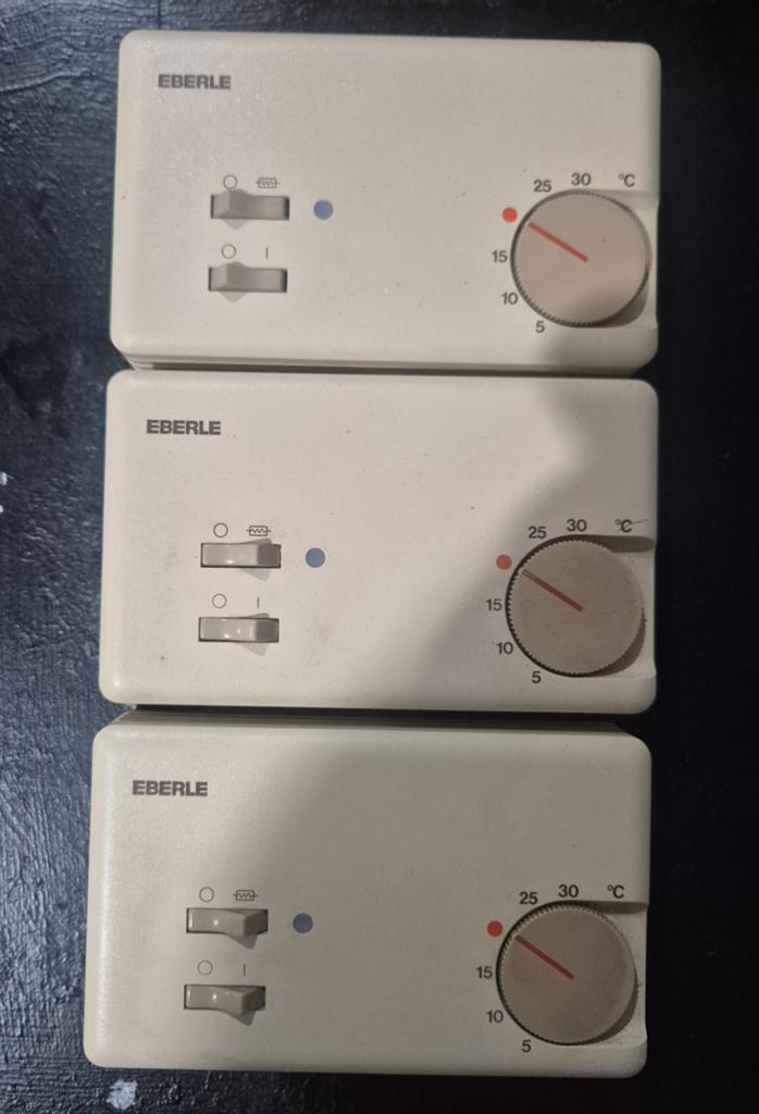 3x thermostaat Eberle, Ophalen of Verzenden