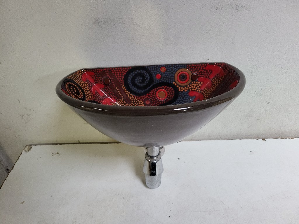 Design Porcupine handgemaakt keramische Lavabo,wastafel, Ophalen of Verzenden