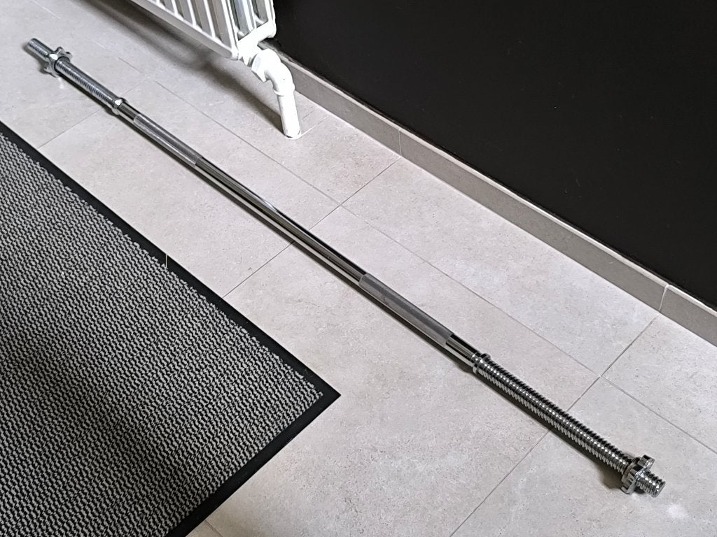 Halterstang van Tunturi 165cm, 9kg (30mm), Sport en Fitness, Ophalen, Gebruikt, Benen, Halterstangen