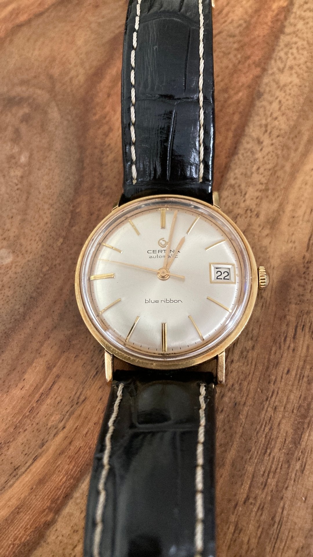 Montre certina automatique fonctionne, Handtassen en Accessoires, Horloges | Heren, Ophalen of Verzenden