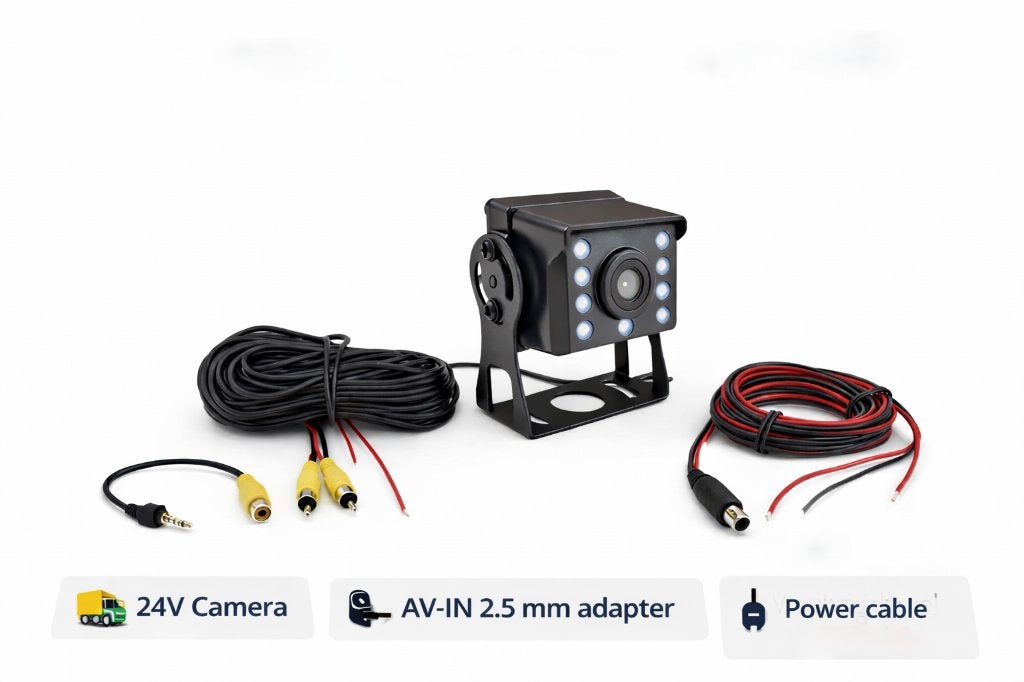 7 inch Auto, Camper GPS met Draad Achteruitrijcamera Set., Info@drktech.be, Oosterwennel 35 Genk, Nieuw, Ophalen of Verzenden