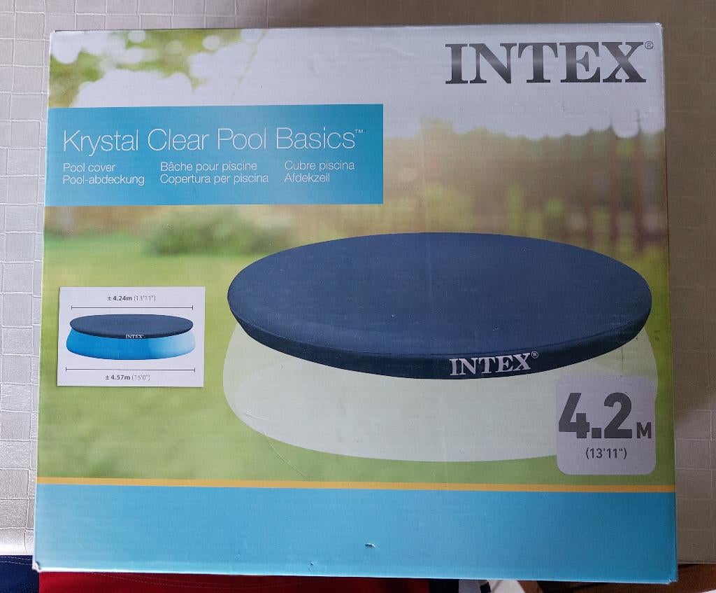 Intex pool cover/afdekzeil zwembad - nieuw, Enlèvement, Neuf, Couverture de piscine