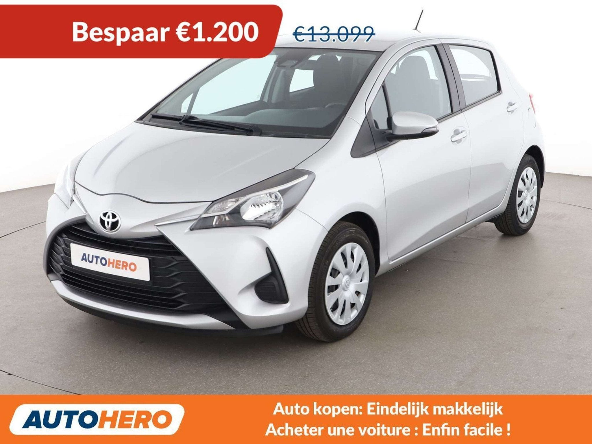 Toyota Yaris 1.5 Dual VVT-iE (bj 2019), Auto's, Voorwielaandrijving, Stof, Gebruikt, 5 deurs