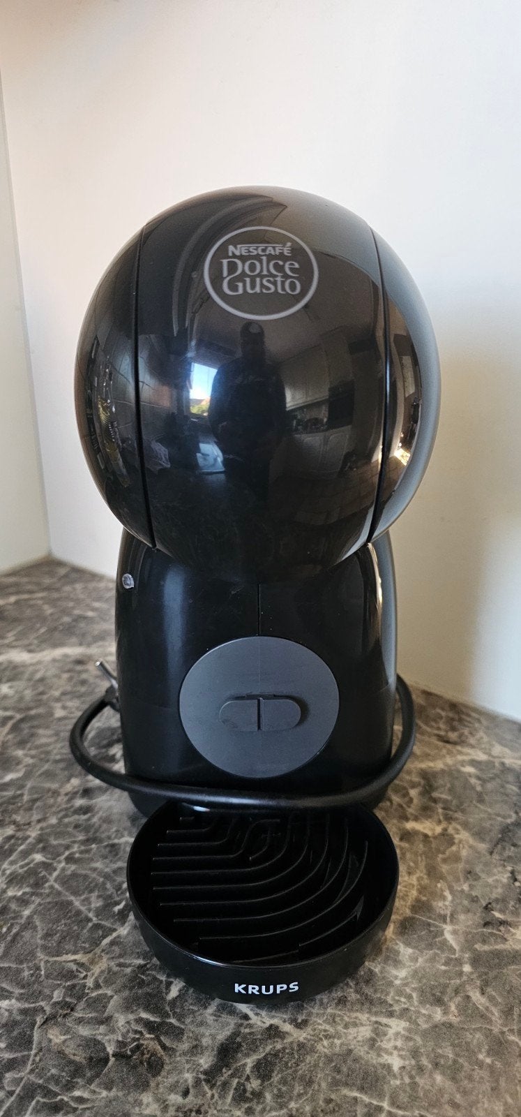 Krups Nescafé Dolce Gusto Koffiemachine Zwart, Ophalen, Koffiemachine, Afneembaar waterreservoir