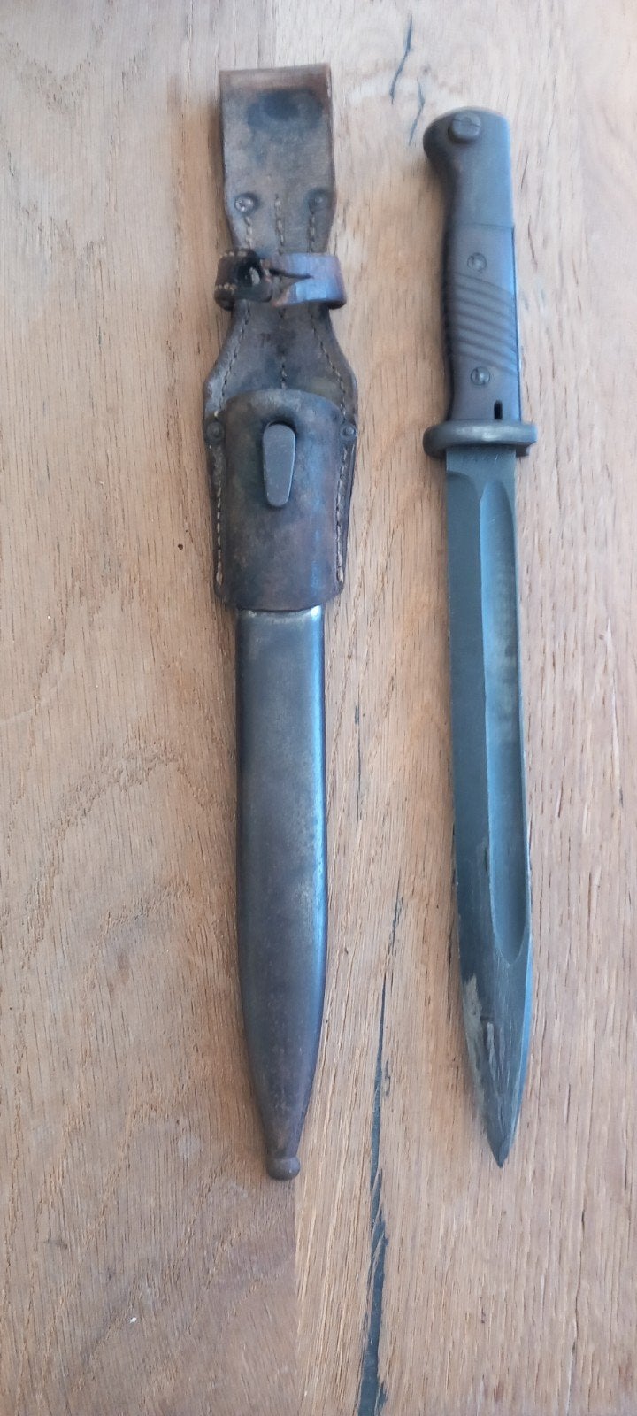 Baïonnette allemande K98k WW2, originale, Collections, Enlèvement ou Envoi, Armée de terre