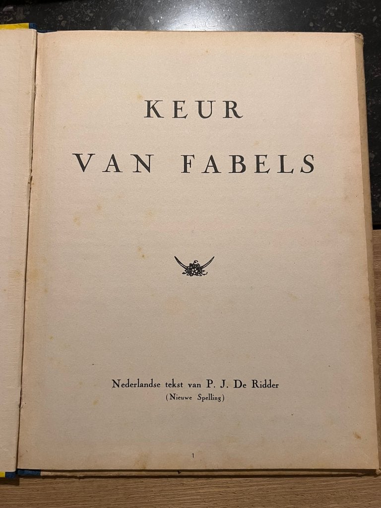 Keur van Fabels - P.J. De Ridder, Ophalen of Verzenden, Gelezen, P.J. De Ridder, Fictie algemeen