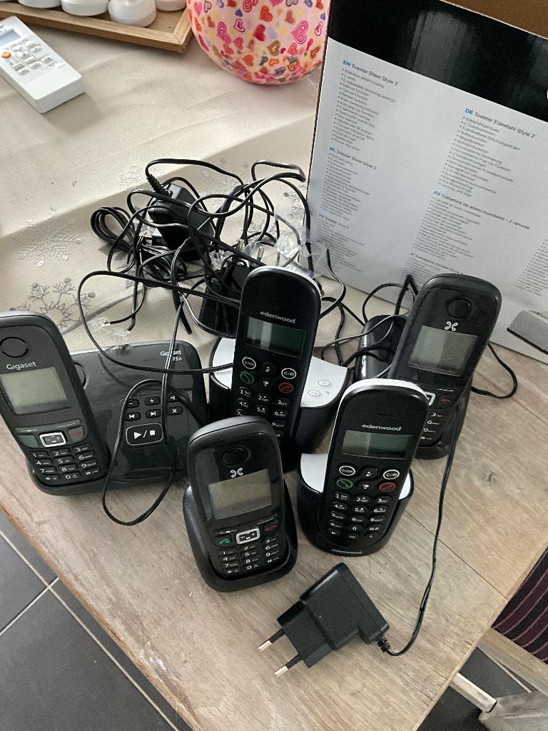 Téléphone lot, Ophalen, Gebruikt