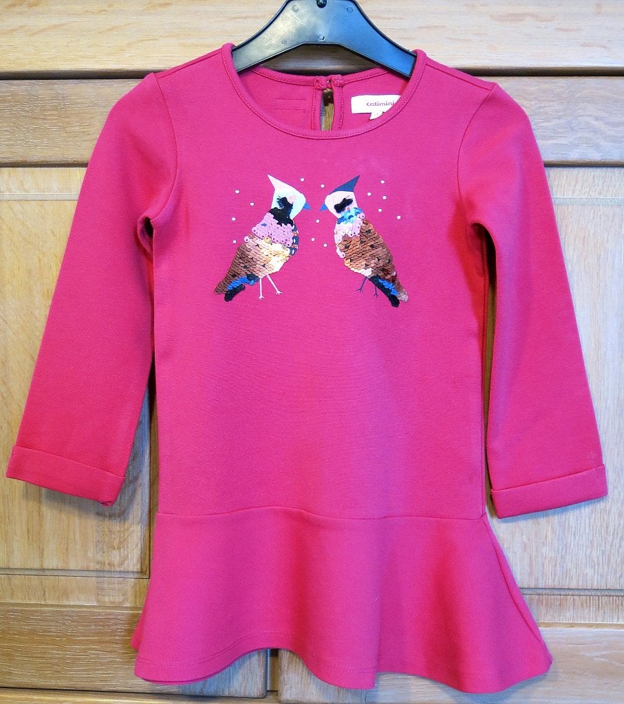Robe Catimini rouge, 4 ans (104), état neuf, Kinderen en Baby's, Catimini, Meisje, Ophalen of Verzenden, Zo goed als nieuw