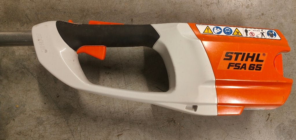 Stihl accutrimmer FSA 65, Tuin en Terras, Bosmaaiers, Ophalen, Gebruikt, Accu, Viking / Stihl