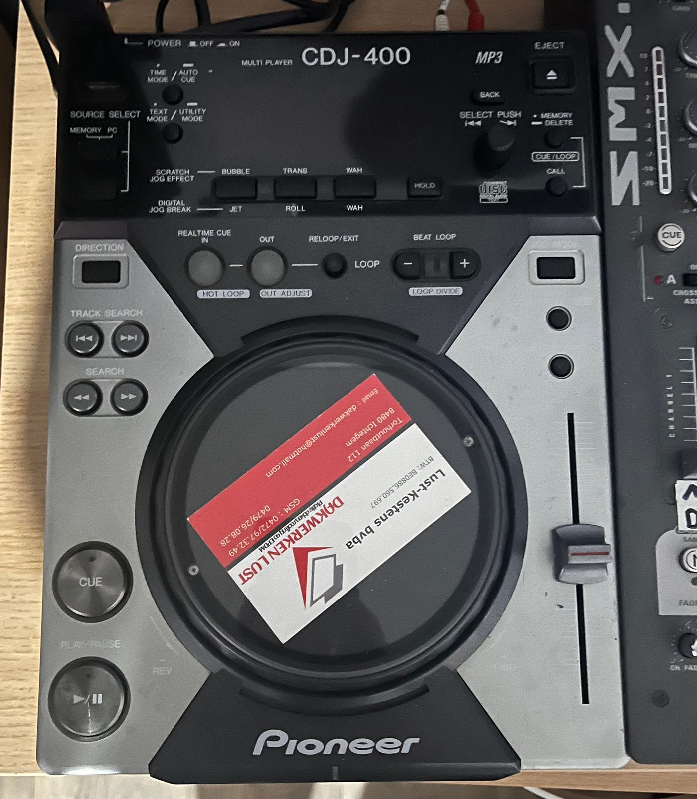 2x Pioneer CDJ-400 + Synq SMX.3 DJ Set, Musique & Instruments, Enlèvement, Comme neuf, Pioneer