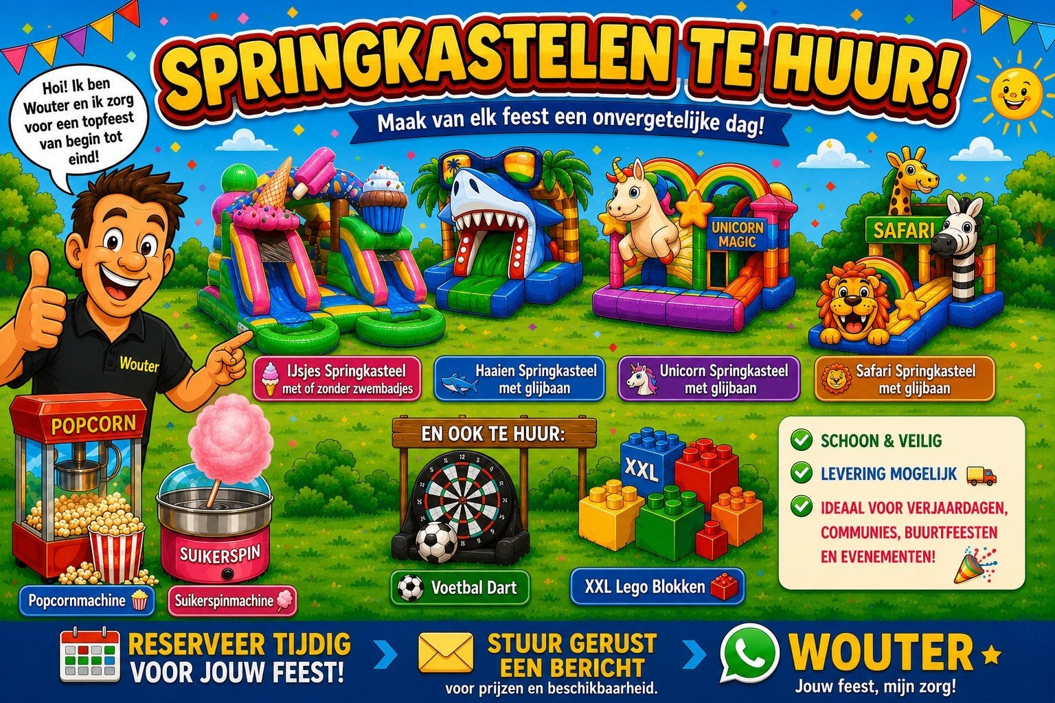 Springkastelen & Fun Verhuur!