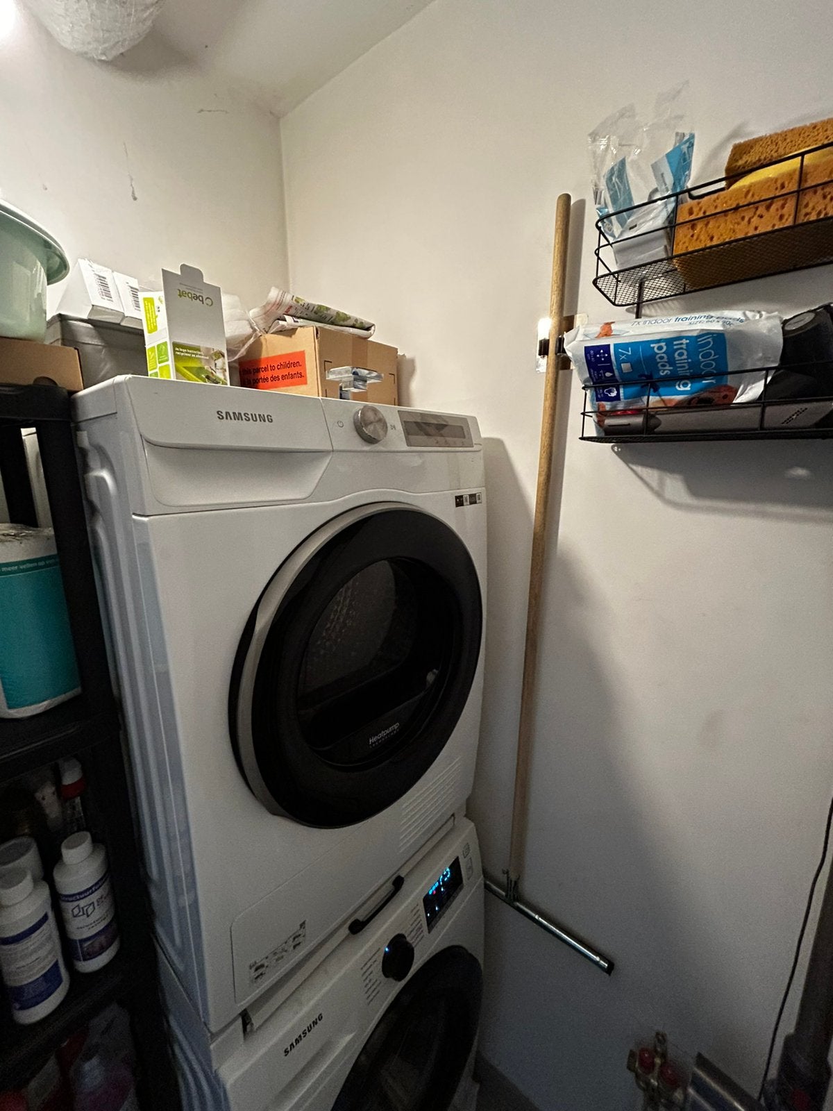 Samsung droogkast warmtepomp, Ophalen, Zo goed als nieuw