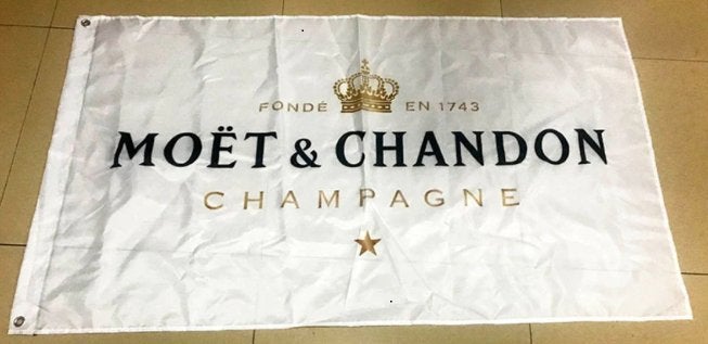Vlag Moet & Chandon Champagne - 60x90cm, Ophalen of Verzenden, Nieuw