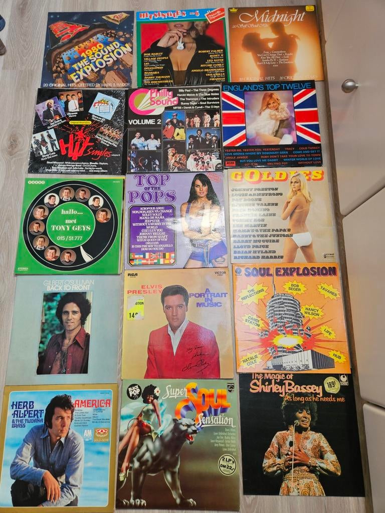 Een partij van 70 LP's - Soul-Kleinkunst & Klassiekers, Enlèvement