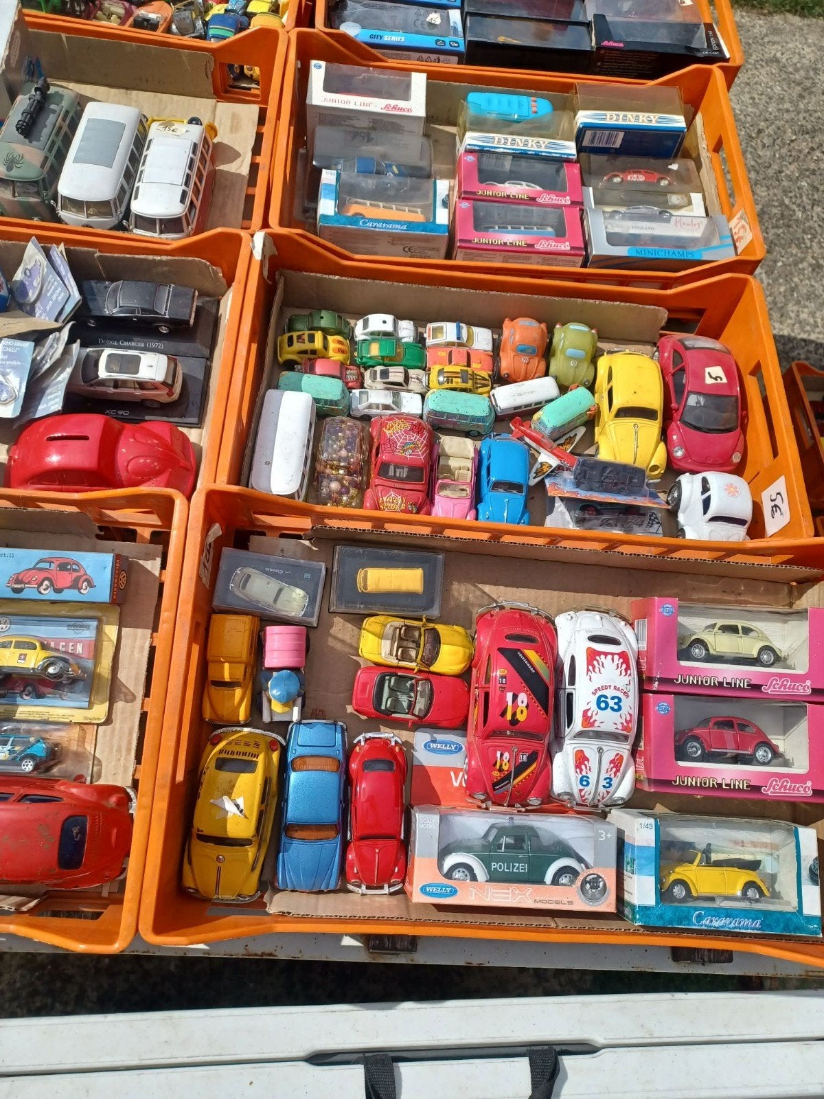 Collection miniatures vw cox combi, Enlèvement