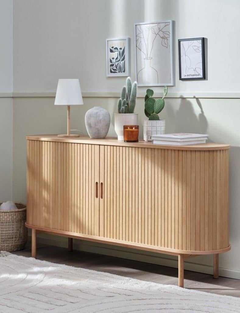 Buffet chêne clair, Maison & Meubles, Armoires | Dressoirs, Avec porte(s), Chêne, Enlèvement