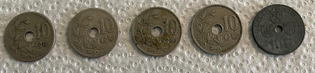 Munten 10 centimes, Enlèvement ou Envoi, Série