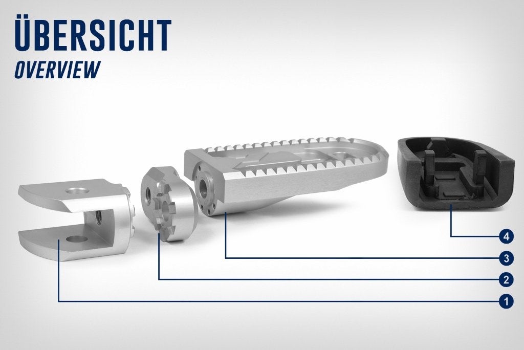 Wunderlich Vario EV01 footpeg lowering kit BMW, Enlèvement ou Envoi, Neuf