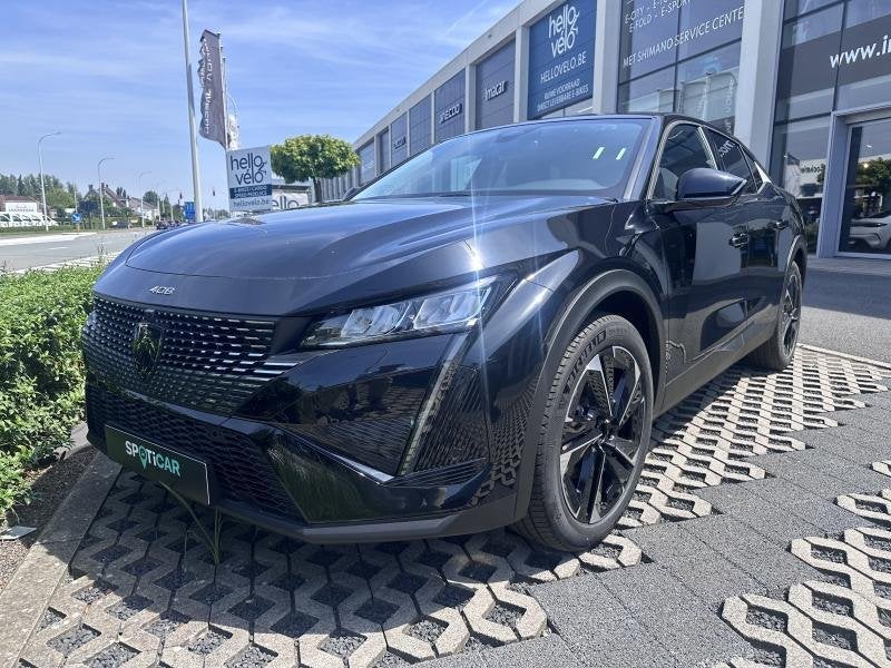 Peugeot 408 1.2 Allure mild Hybrid 145 e-DCS6, Auto's, Peugeot, Automaat, Zwart, Bedrijf, 5 deurs