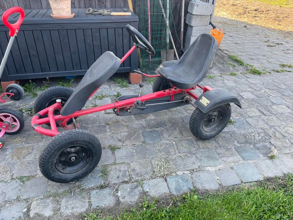 Grote go cart en 2 driewielers moeten weg, Ophalen, Gebruikt