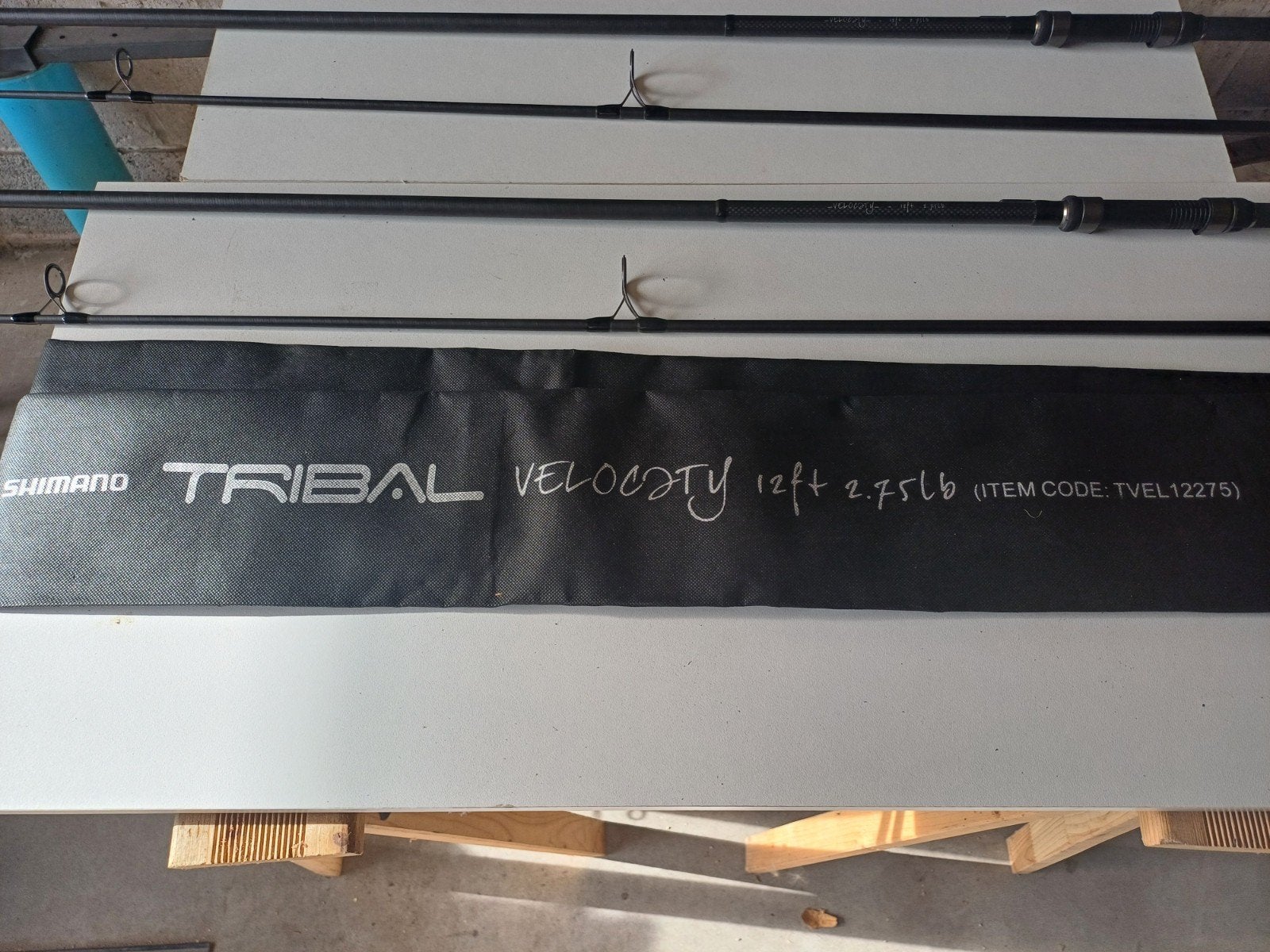 Shimano Tribal Velocity 12ft 2.75lb, Ophalen, Zo goed als nieuw, Werphengel
