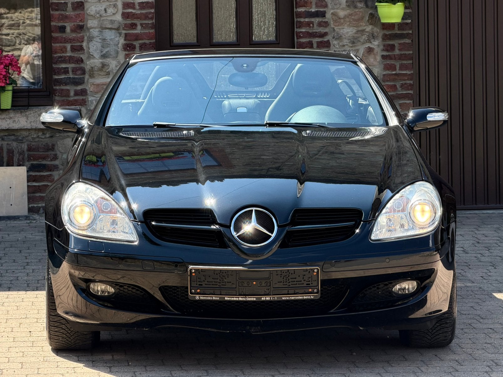 Mercedes slk 1.8cc essence 163cv 1er propriétaire 130000km, Autos, Cuir, Achat, Intérieur cuir, Entreprise