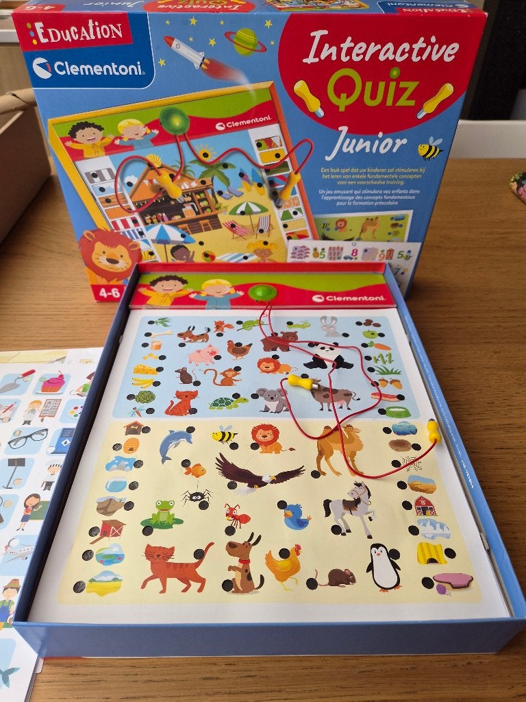 Electro quizz junior, 1 ou 2 joueurs, Enlèvement, Utilisé, Clementoni
