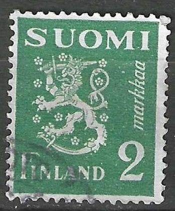 Finland 1945 - Yvert 288 - Wapenschild - 2 m. (ST), Verzenden, Finland, Gestempeld