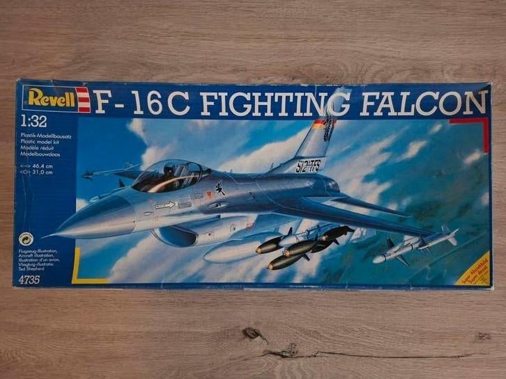 F-16 Fighting Falcon 1/32 Revell, Revell, Nieuw, Ophalen of Verzenden, Groter dan 1:72